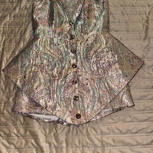 AKIRA Iridescent Silver Jacket